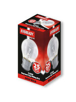 EVEREADY CLEAR GOLFBALL LAMP B22 25W ROUGH SERVICE