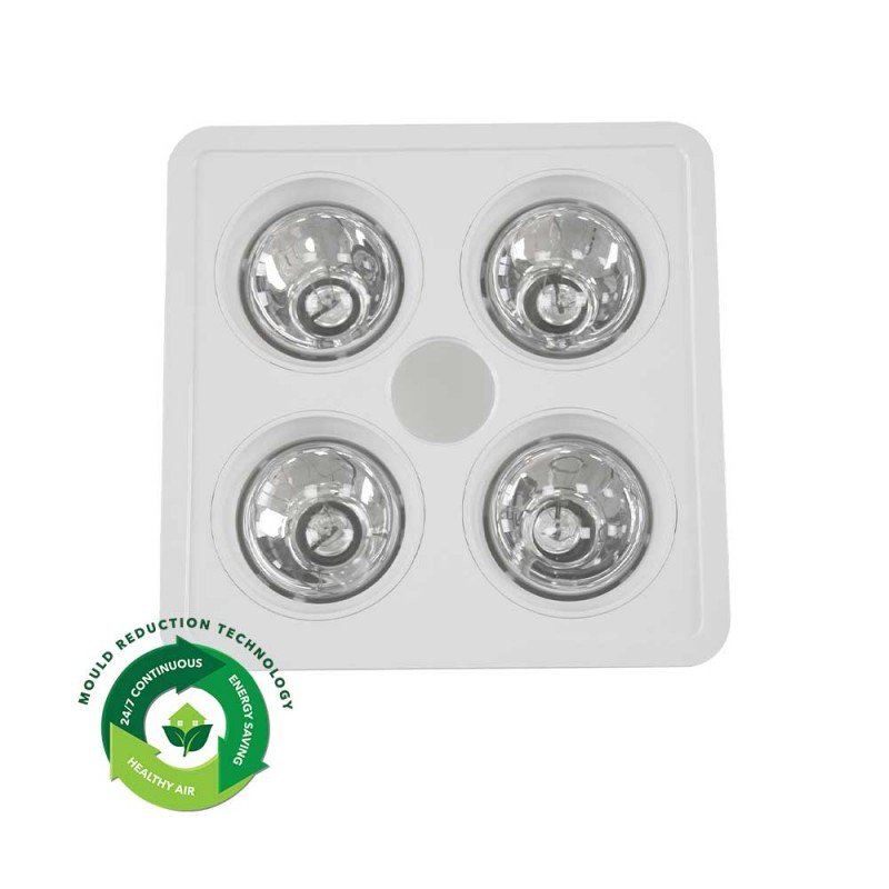 Ventair Heatforce Boost DC 4 Heat 3 in 1 Bathroom Heater White