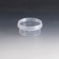 220ml Plastic Tub & Lid.