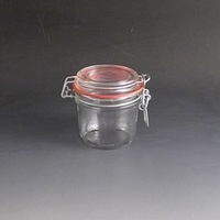 200g Clip top glass storage jar