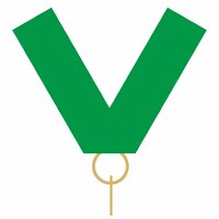 10mm Medal Ribbon with Clip (Green)