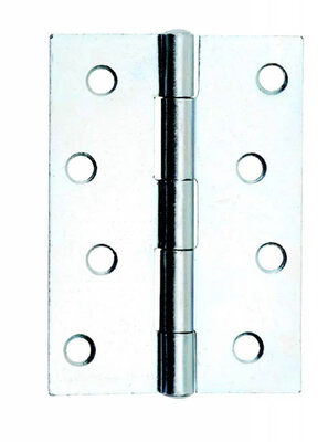 Dale Hardware Bright Zinc Plated 76mm 1838 Steel Butt Hinge DP006136