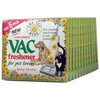 Air Freshener Vacuum Discs Extra Strength For Pet Lovers Summer Meadow 12 Pack