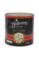 Tin Mushrooms (Sliced)-Ballerina-(3kg)