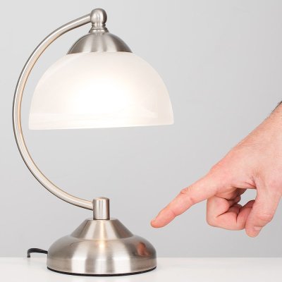 Toongabbie Touch Lamp Satin Chrome