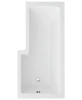 L-SHAPE-Single-Ended-1700x850mm-Right-Hand-Bath-&-Panel