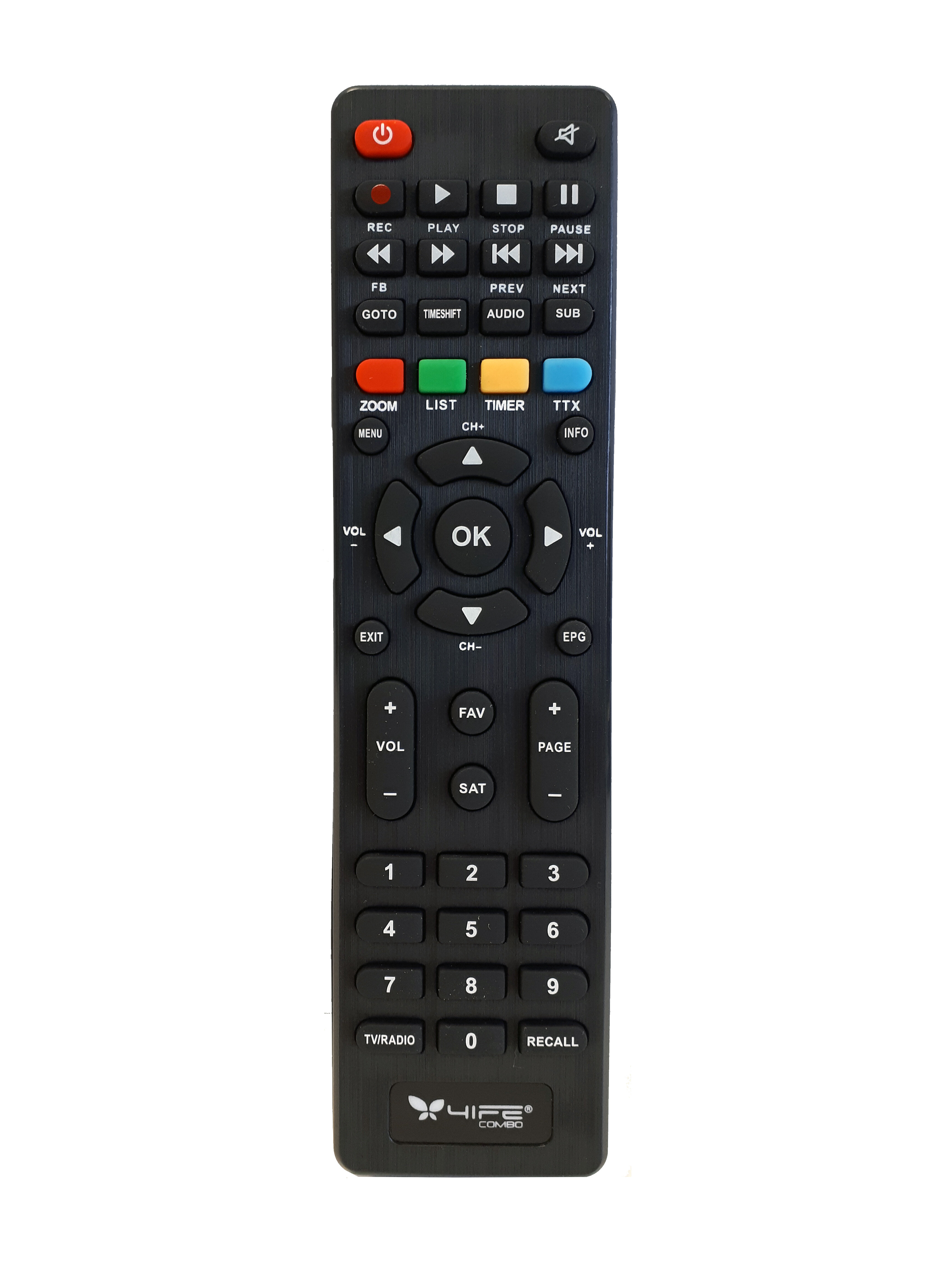 4IFERCSV402 4ife SV402 Set Top Box Spare Remote Control IC Plus