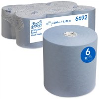 Scott Essential Rolled Paper Towels -Blue 350m x 19.80cm
