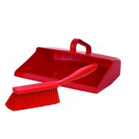 Vikan Hooded Dustpan and Brush Set