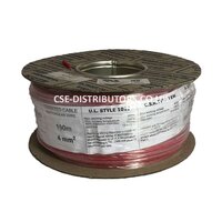 Tri Rated Flexible Panel Cable - 4mm2 Red / TRI-4-RED