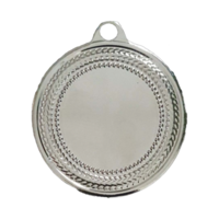 40mm Medal with Wreath Surround (Silver)