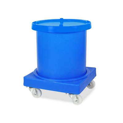 Interstacking bin dollies