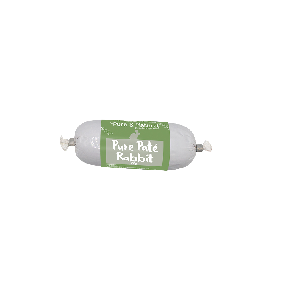 Pure & Natural Pure Pate Sausage Rabbit 80gm