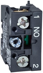 Contact Block, 1NO, 10 A, 600 V, 1 Pole, Screw Clamp
