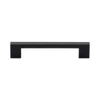 C0337-128-BKMT - Heritage Brass Cabinet Pull Metro Design 128mm CTC Matt Black Finish