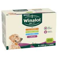 Winalot Classics Adult Dog Can Mixed (Chicken/Cod/Lamb & Turkey) 400g 6pk x 4