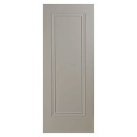 Prague 1 Panel Silk Grey Premium Primed