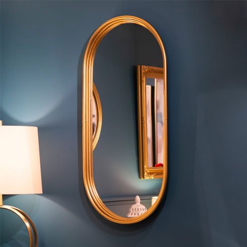 Oblong Mirror 99 x 49cm - Gold 2