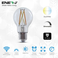 Smart WiFi CCT Changing & Dimmable 8.5w GLS A60 LED Lamp