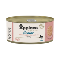 Applaws Senior Cat Can - Tuna & Salmon in Jelly 70g x 24