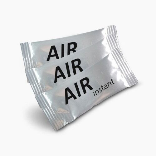 The Air Instant Stick Sachets come in packs of 100, which are free from gluten and lactose