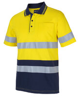 HI VIS (D+N) S/S COTTON POLO