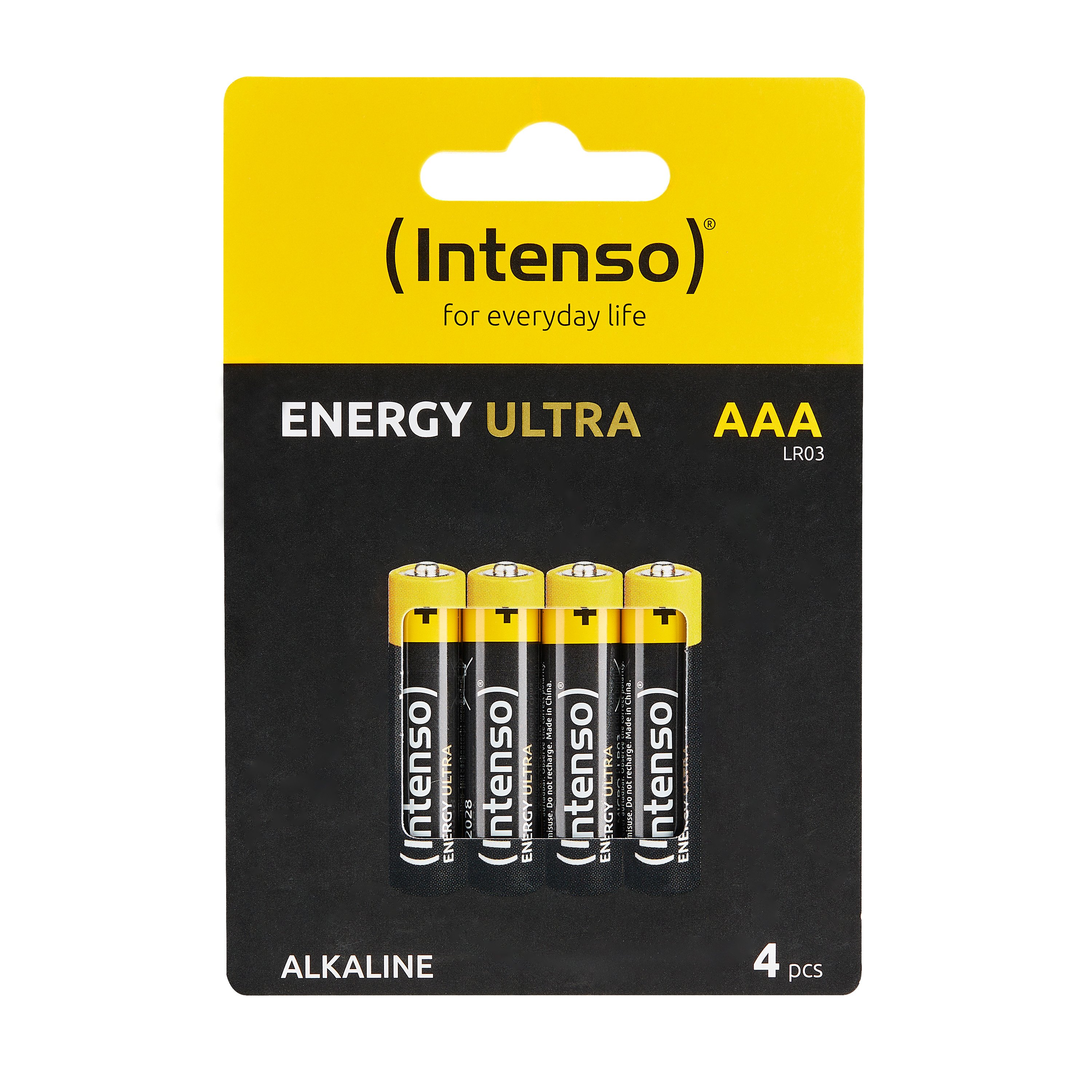 Intenso Energy Ultra AAA battery in practical desktop use