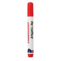 FlexOffice White board Marker - Bullet Tip - Red