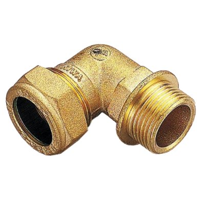 Klem-kniestuk ISO228 3/8M x 8