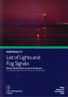 ADMIRALTY List of Lights and Fog Signals - NP83 Western Pacific Ocean, South of the Equator Vol. K