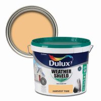 Weathershield Harvest Time Colour Swatch & 10L Paint Bucket