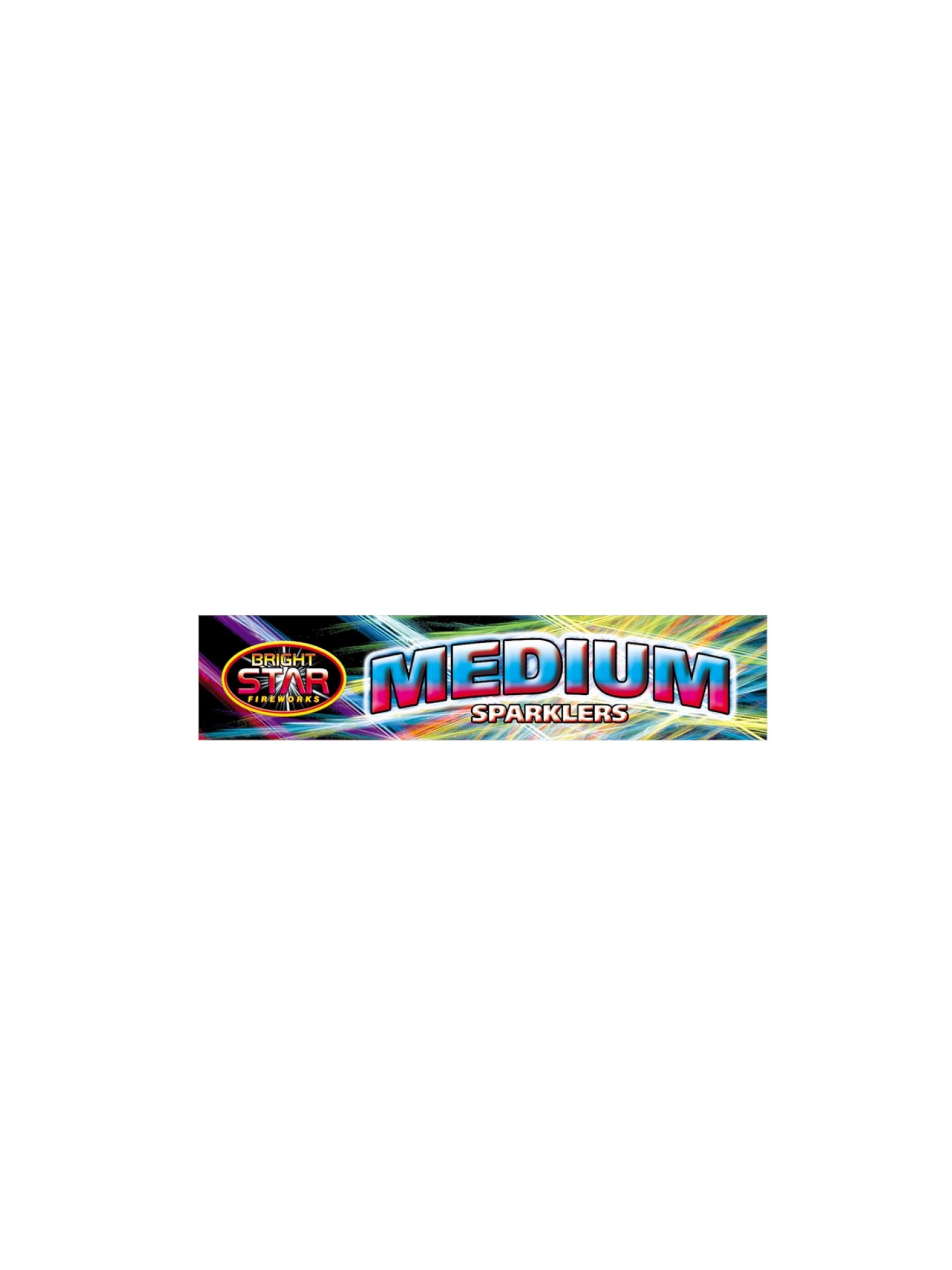 Sparklers 7" Medium CDU of 50 packs of 5