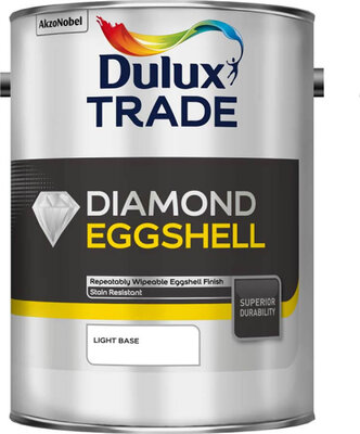 Dulux Trade Diamond Eggshell Light Base 5L Paint 5082951