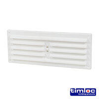 Adjustable Vent White PVC 9x3 inch 1208