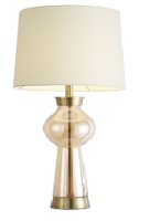 Douro Glass Lamp and Shade 76cmH