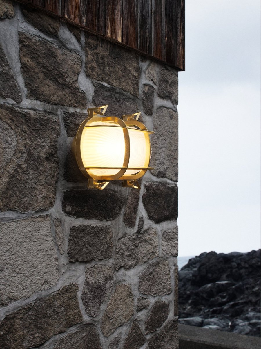 Nordlux Helford Brass Wall Light