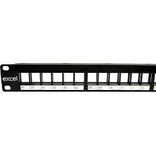 Excel 24 Port Unloaded Patch Panel R-100-026