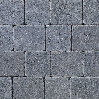 Tobermore Tegula 50mm Charcoal Trio (1.05 mps)