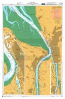 ADMIRALTY Chart - DE4 River Weser, Robbenplate to Brake
