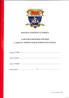 Bahamas Cargo Record Book