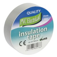19MM X 20M INSULATION TAPE WHITE