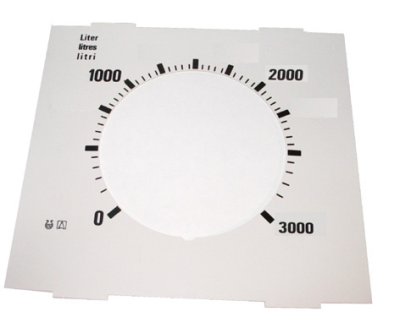 Schaal 3000 L pneumatische peilmeter