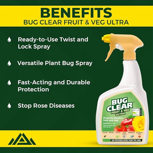 Bug Clear Organic Ultra Spray - 800ml 4