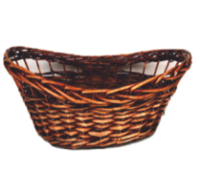 BASKET WICKER OVAL RUSTIC 50X38CM