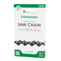 Grimsholm Saw chain Premium Cut 50 DL, 3/8" Low Profile, .043"/1.1mm
