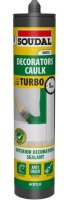 Soudal Turbo Decorators Caulk Extra White 290ml