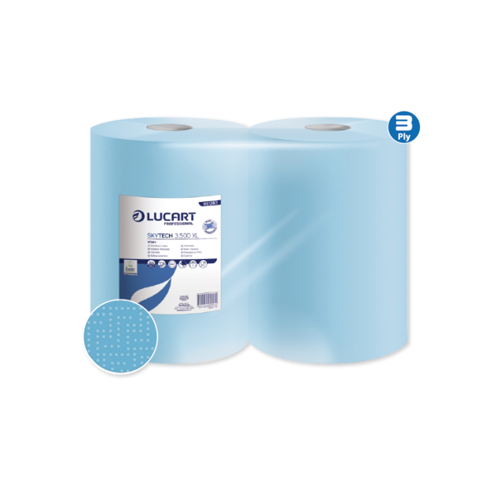 3-Ply Wiper Rolls (500 Sheets)