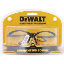 Dewalt Reinforcer Clear Safety Glasses