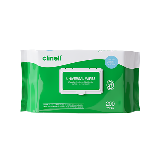 CLINELL UNIVERSAL WIPES ANTI-BACTERIAL & ANTI VIRAL