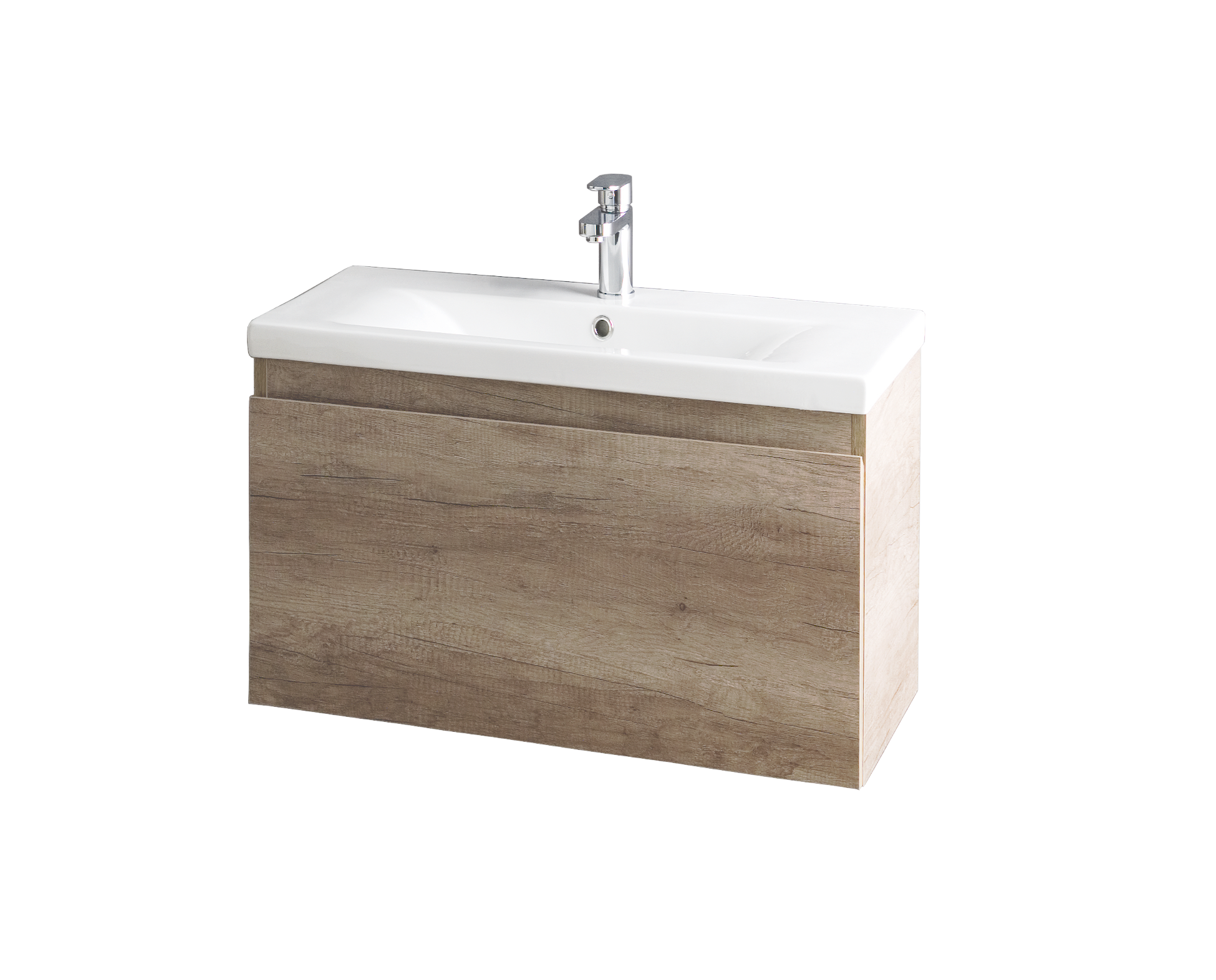 K60 BARELINO  OAK WALL HUNG UNIT ONLY